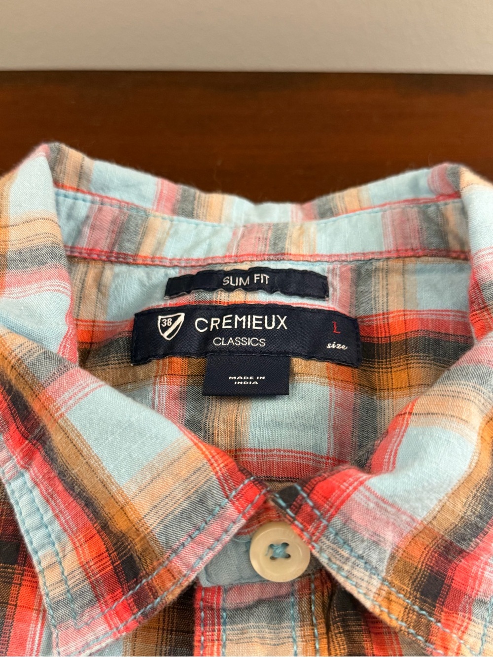 Cremieux Classics Plaid Short Sleeve Shirt - Men's L